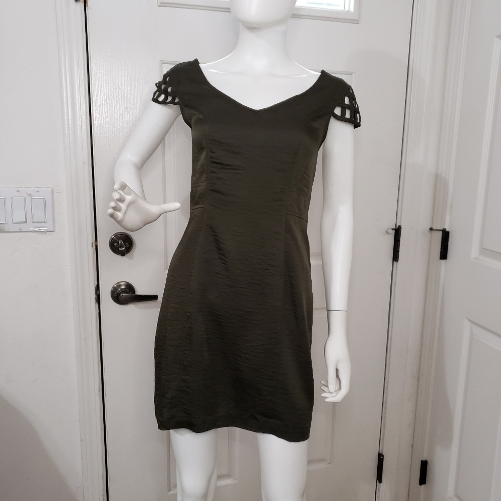 Alyn Paige New York Basket Weave Cap Sleeve Dress size 3/4